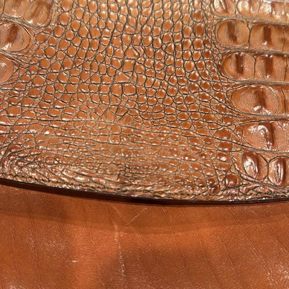 VTG Brahmin alligator skin light brown shoulder bag in amazing condition for age - Picture 13 of 16